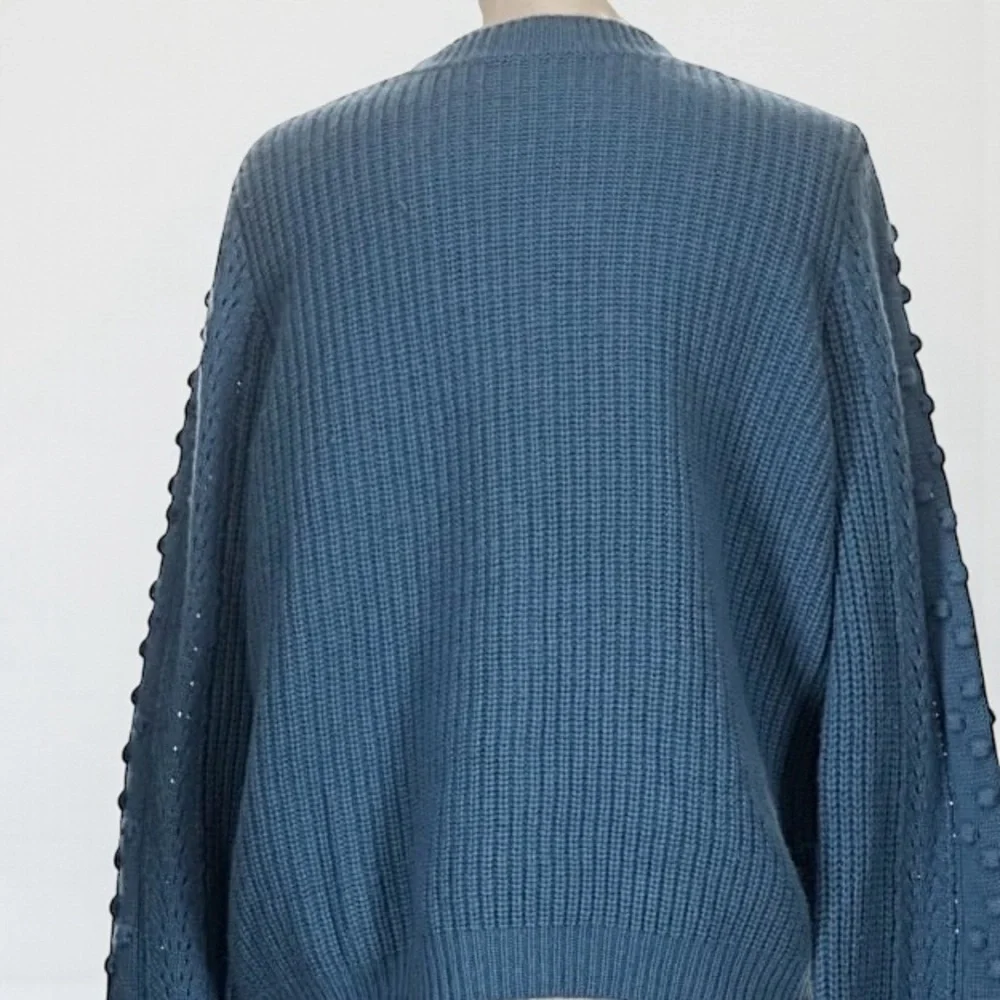 Sézane Solal Jumper in Vintage Blue | Size S - Picture 7 of 16